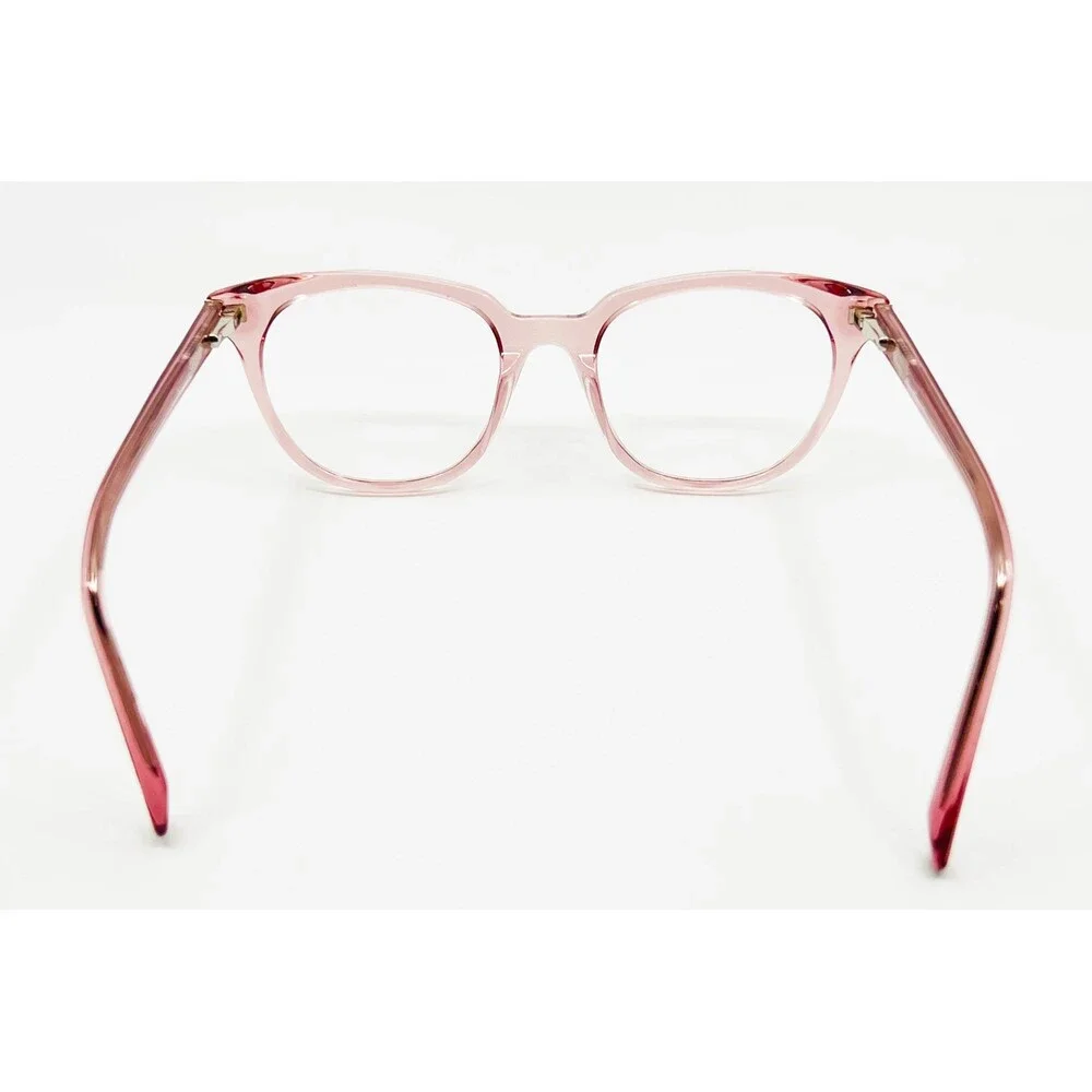 MV Lucia Eyeglasses Women Pink Transparent Cat Eye Frame 802 663 52-16-135